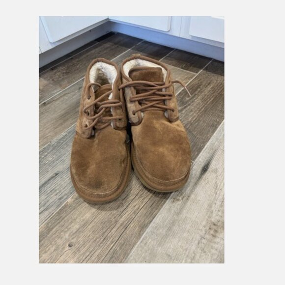 MEN'S UGG NEUMEL SUEDE BOOT CHESTNUT BROWN SIZE 12 3236 - Picture 4 of 16